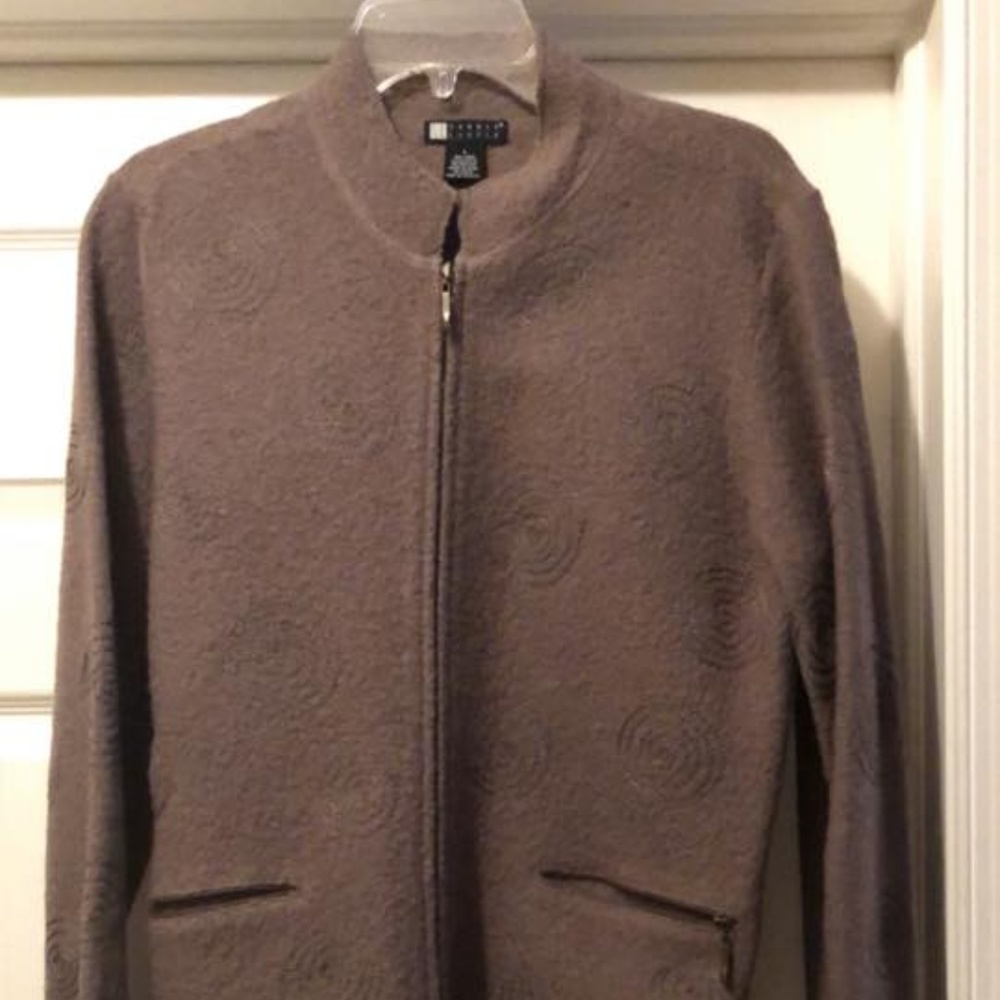 Carol Little wool nehru style jacket